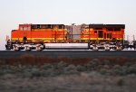 Pacing BNSF 7788 just as the sun is coming up